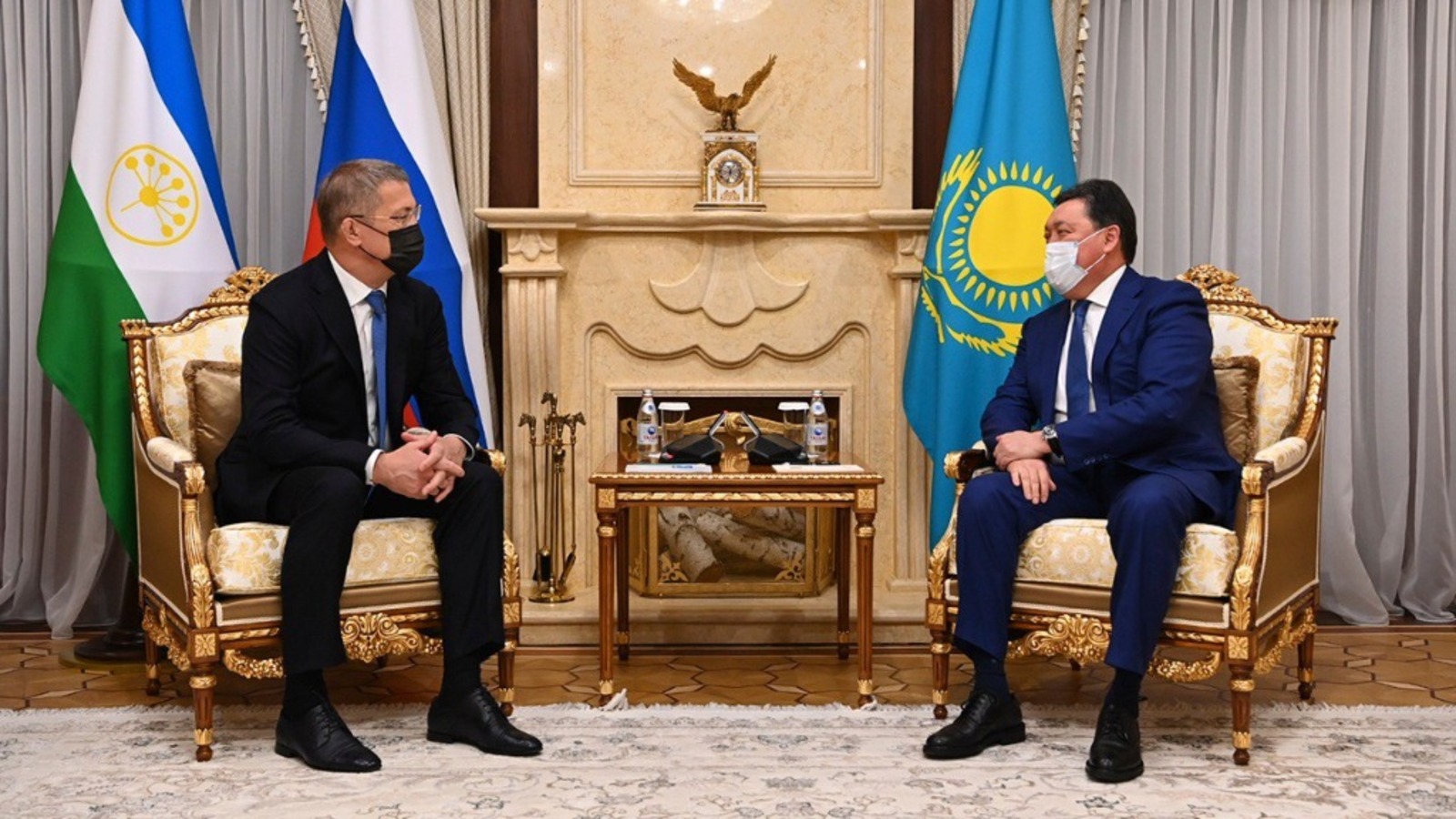 Глава Башкирии Радий Хабиров и Премьер-министр Казахстана Аскар Мамин обсудили важные вопросы сотрудничества