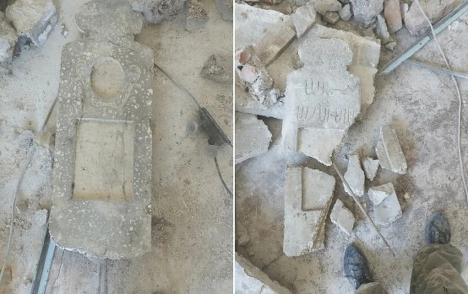 В гимназии Башкирии нашли под полом надгробные плиты