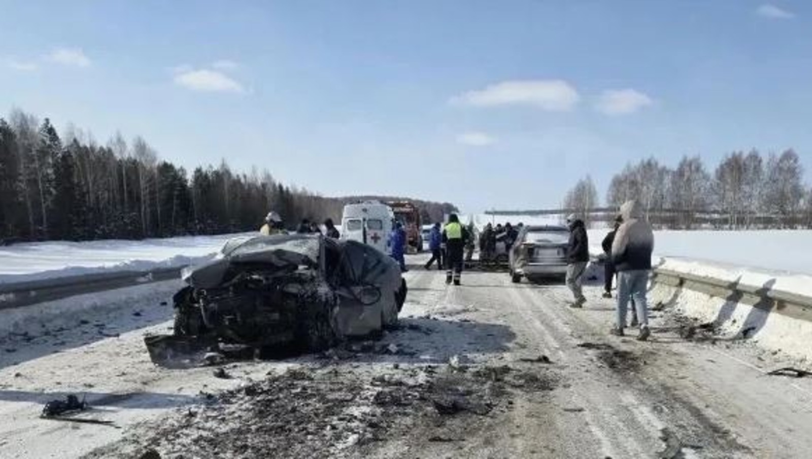 «Была третья машина»: новые данные о ДТП с пятью погибшими в Башкирии