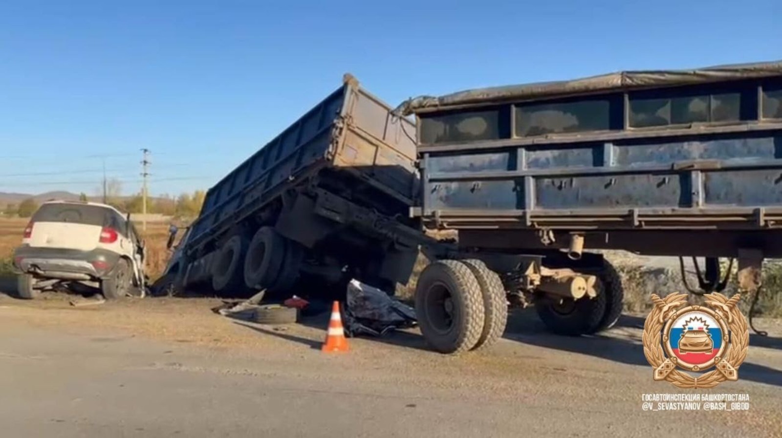 В Башкирии в массовом ДТП погибла целая семья