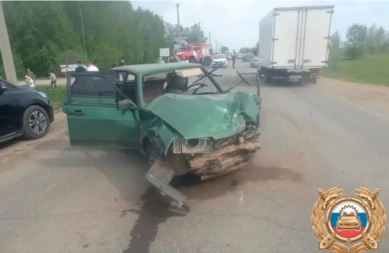 Два человека погибли и трое пострадали в аварии в Башкирии