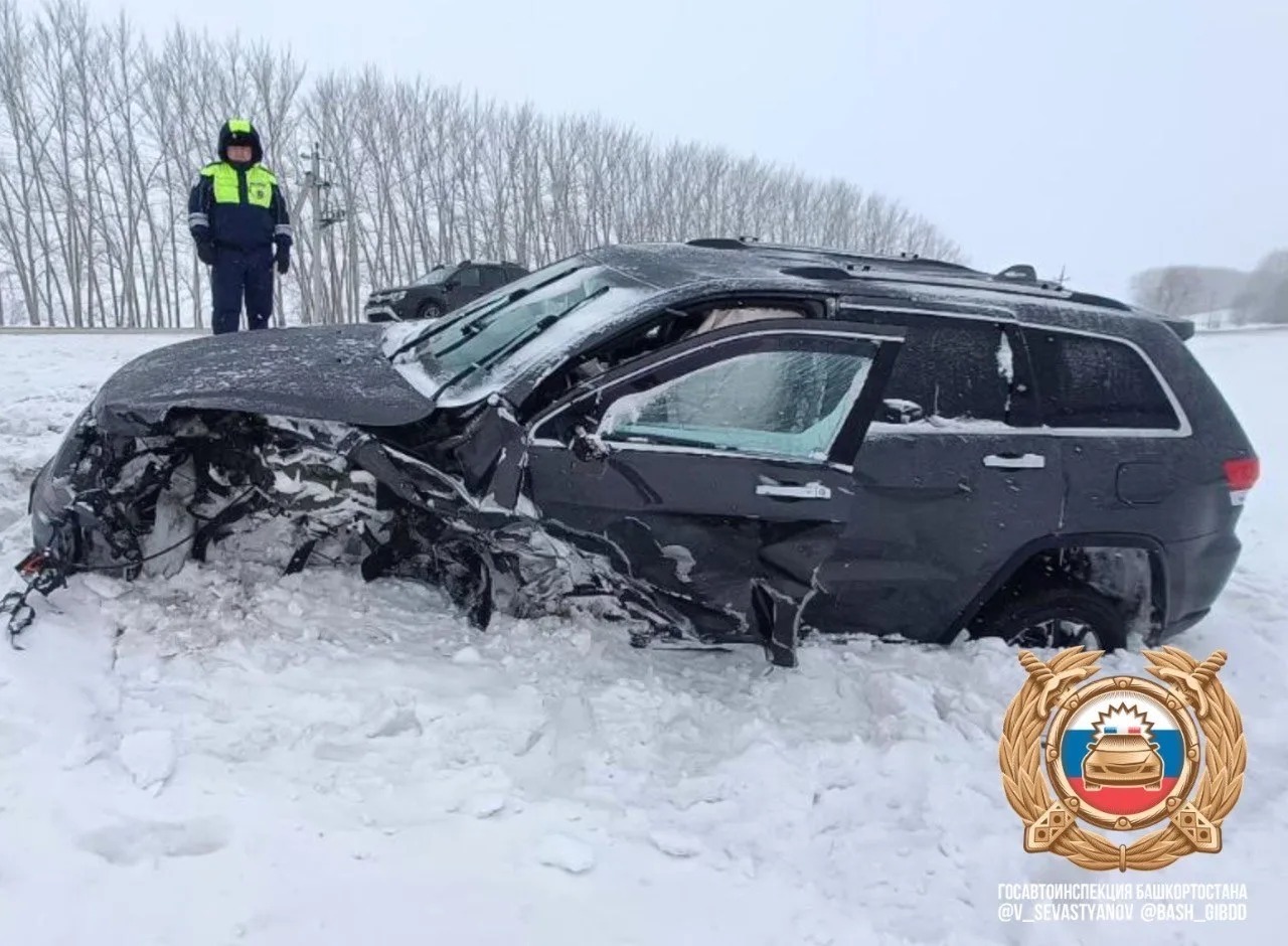 В Башкирии погиб вылетевший на «встречку» водитель иномарки