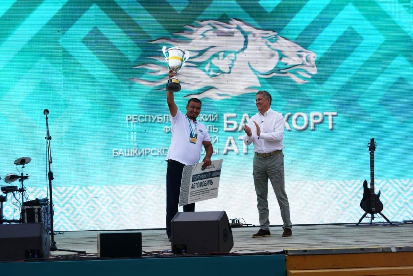 Победителем состязаний фестиваля «Башкорт аты» стал Алмас Шугуров