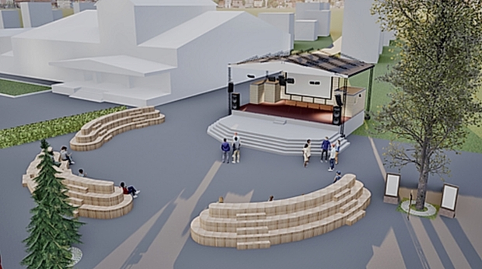 В селе Шаран благоустроят центральную площадь