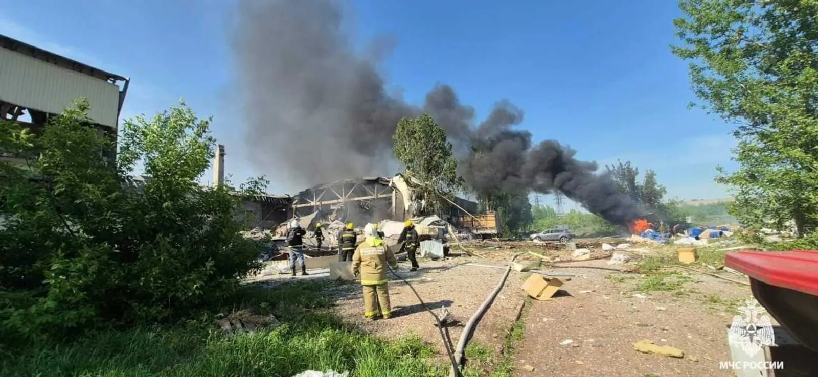 В Башкирии пожар на месте крупного ЧС потушен