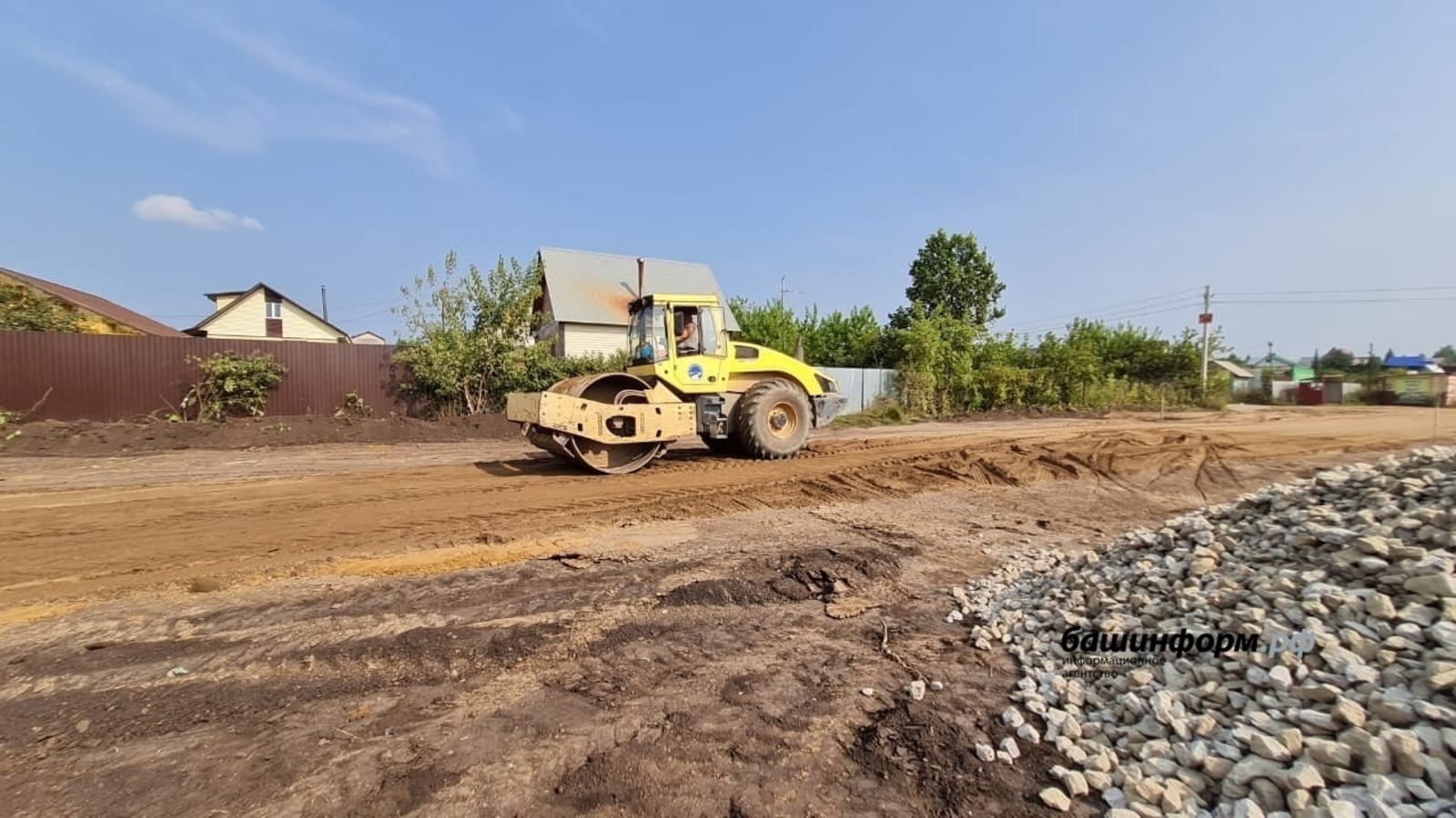 В Башкирии начали ремонт дорог к садовым товариществам