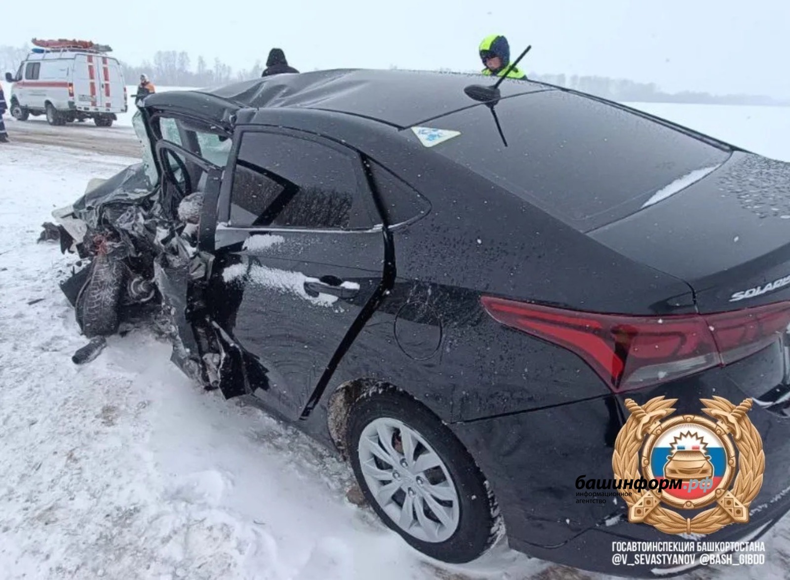 В Башкирии погиб вылетевший на «встречку» водитель иномарки