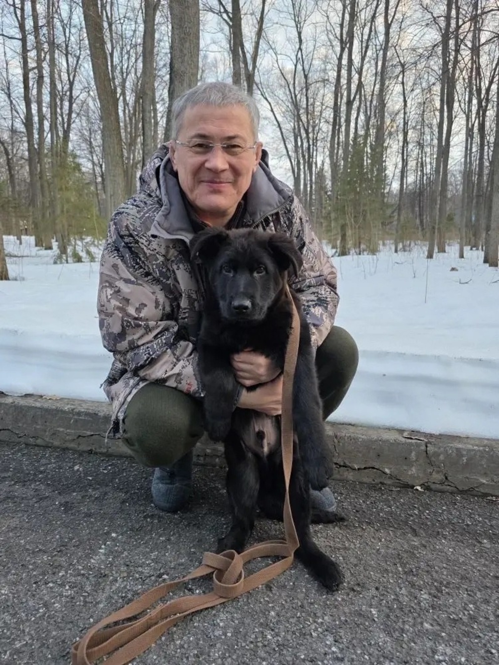 Радий Хабиров поделился фотоснимком нового питомца