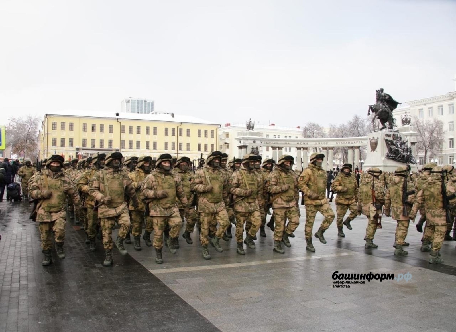 Из Башкирии в зонy СВО отправился  третий  батальон - имени Салавата Юлаева
