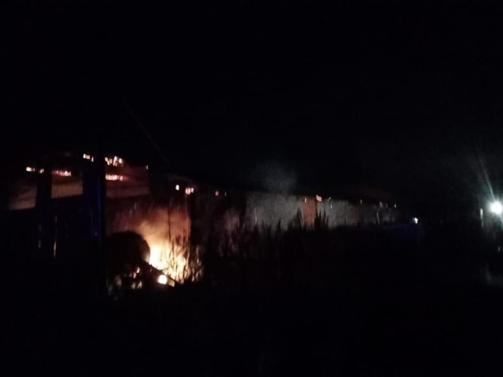 При пожаре на ферме в Башкирии сгорели домашние животные