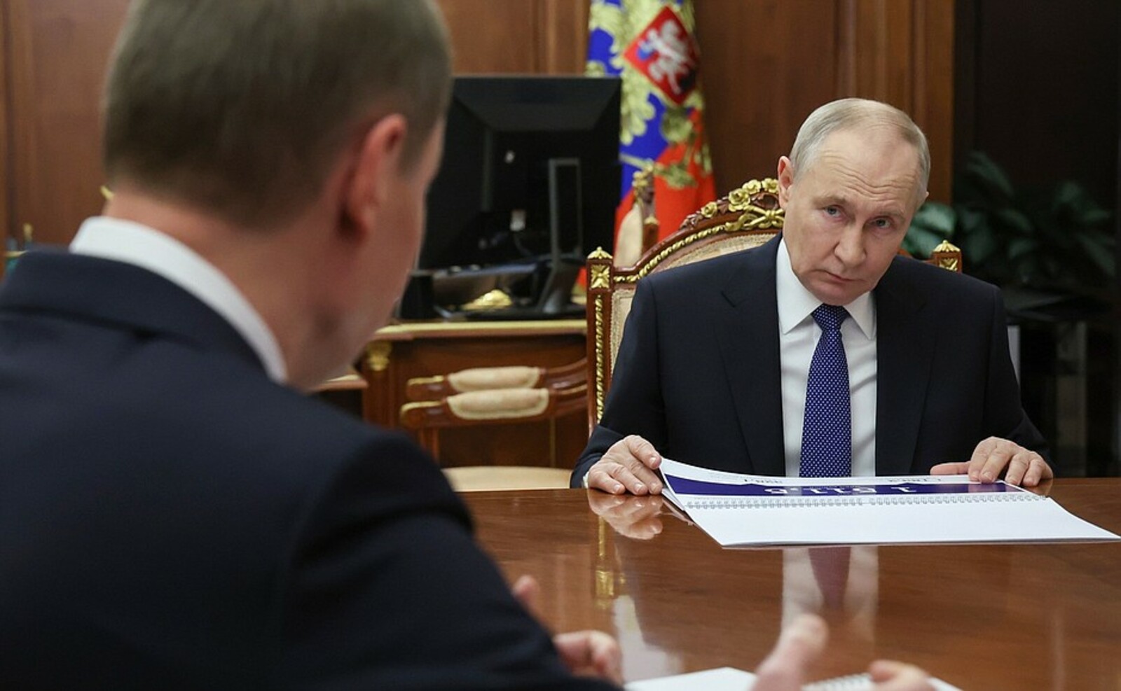 Владимир Путин встретился с руководителем Федерального казначейства