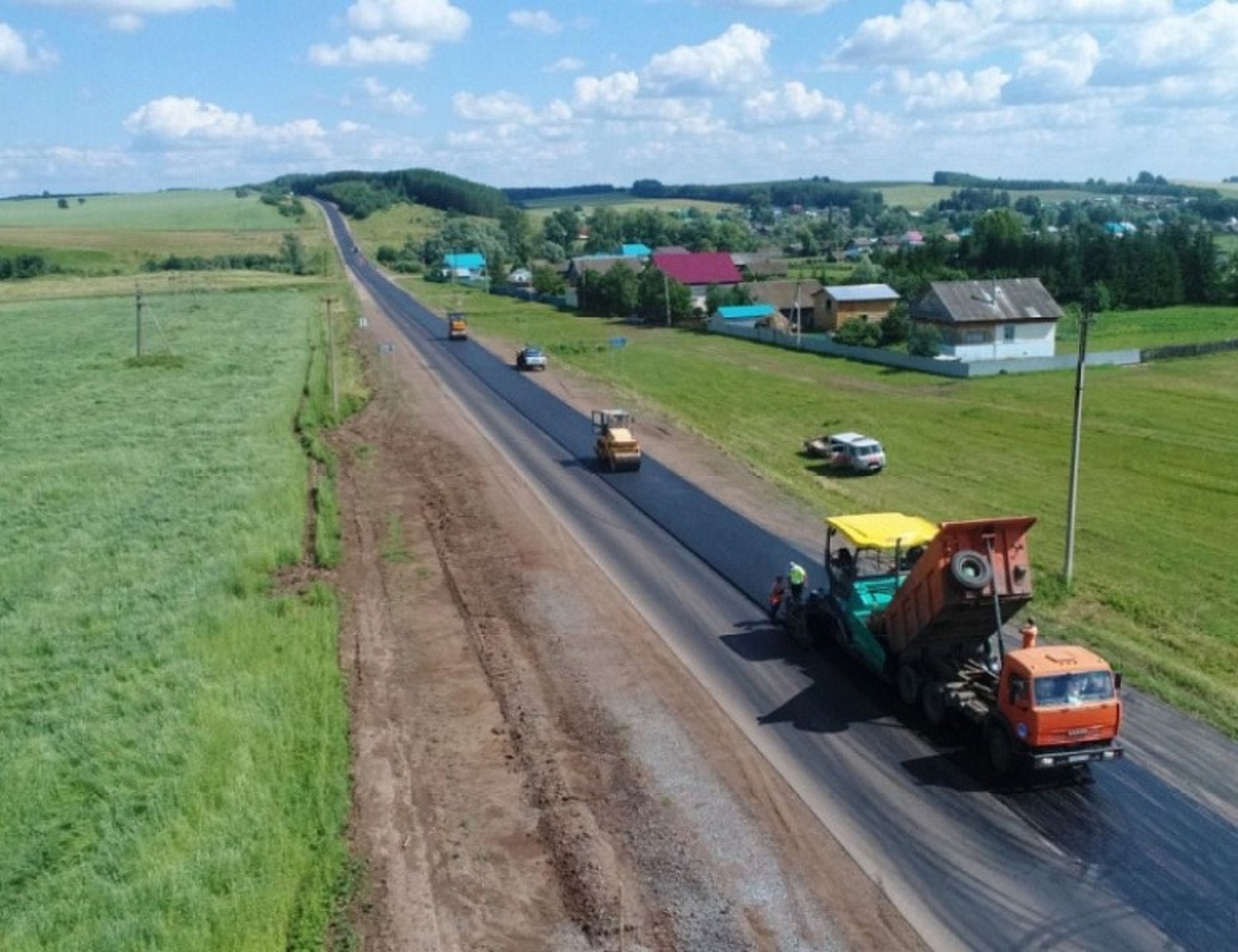 В Татышлинском районе отремонтировали аварийный участок дороги