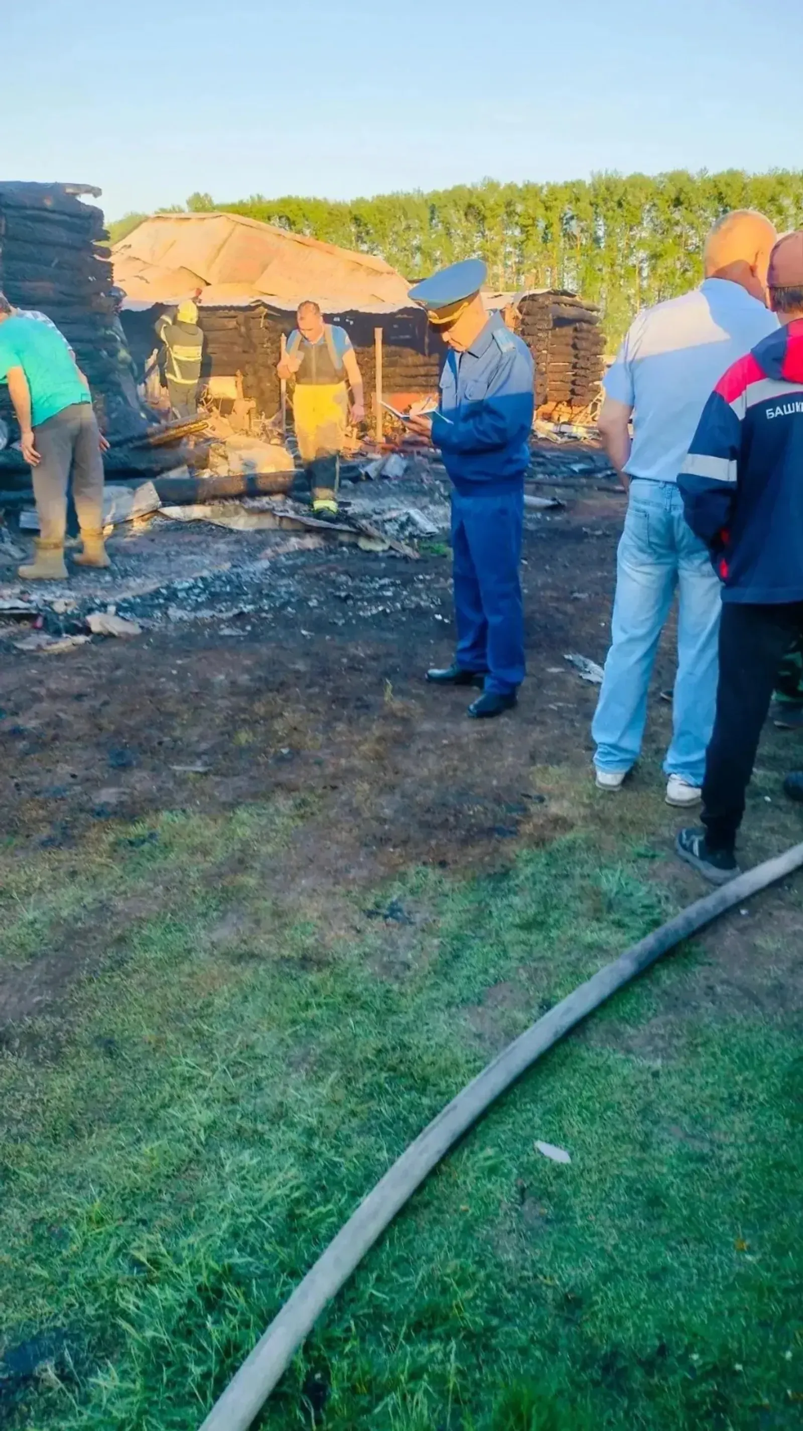 Стали известны подробности страшного пожара с двумя погибшими в Башкирии