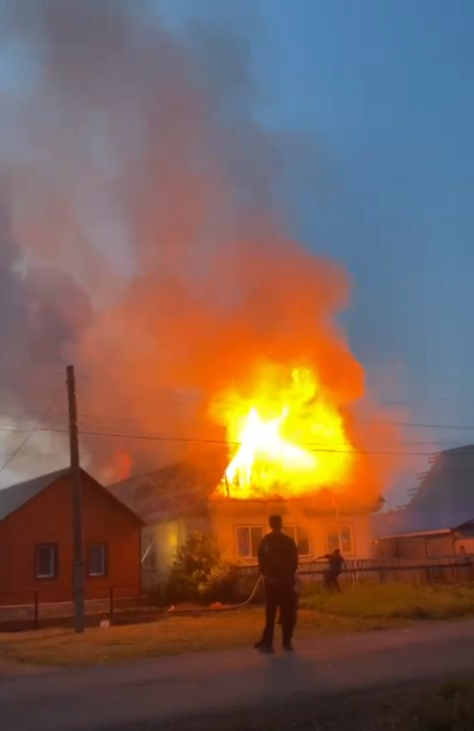 В Кугарчинском районе случился страшный пожар