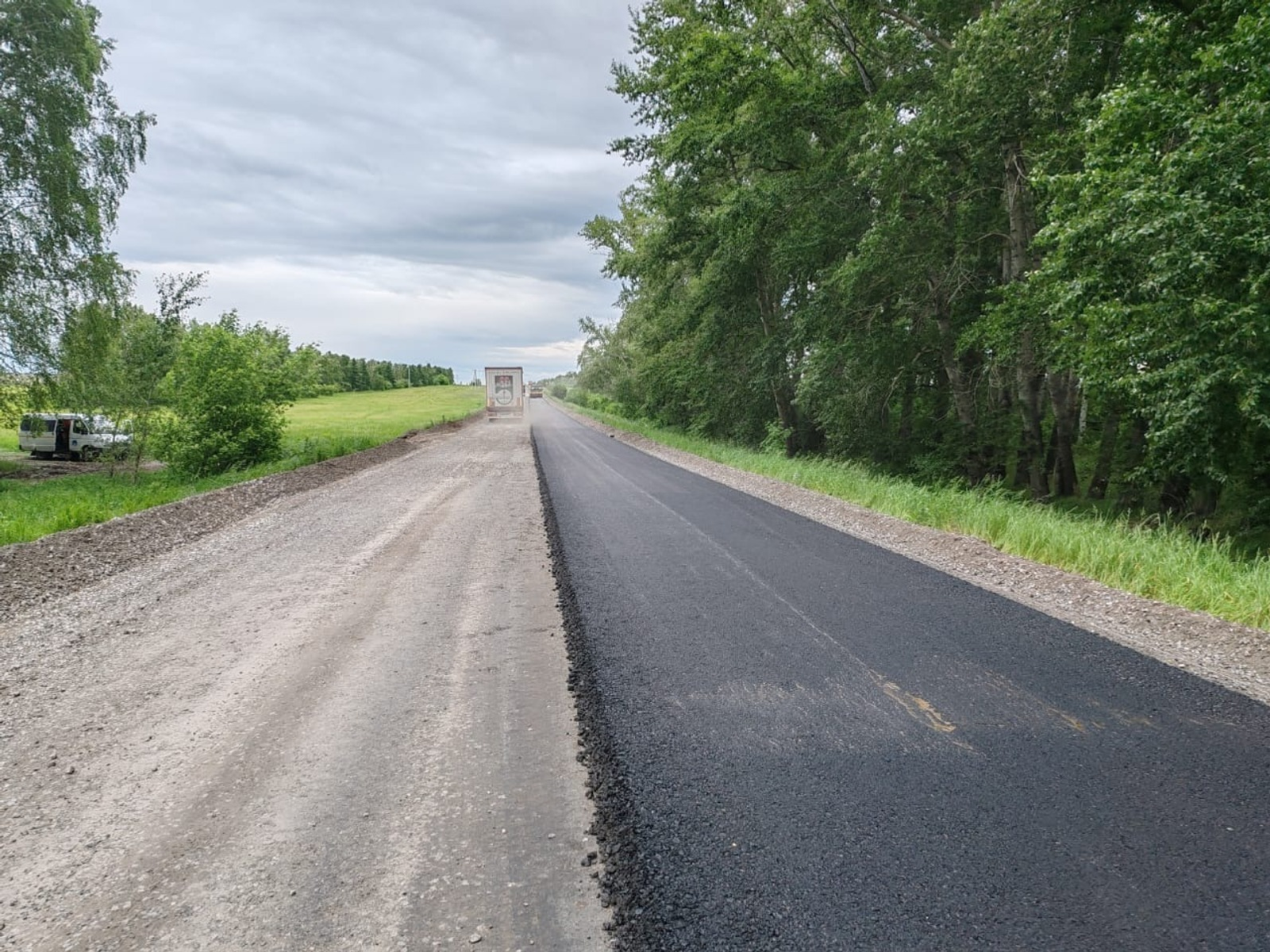 Начался ремонт очередного участка на трассе Сибай-Акъяр в Башкирии
