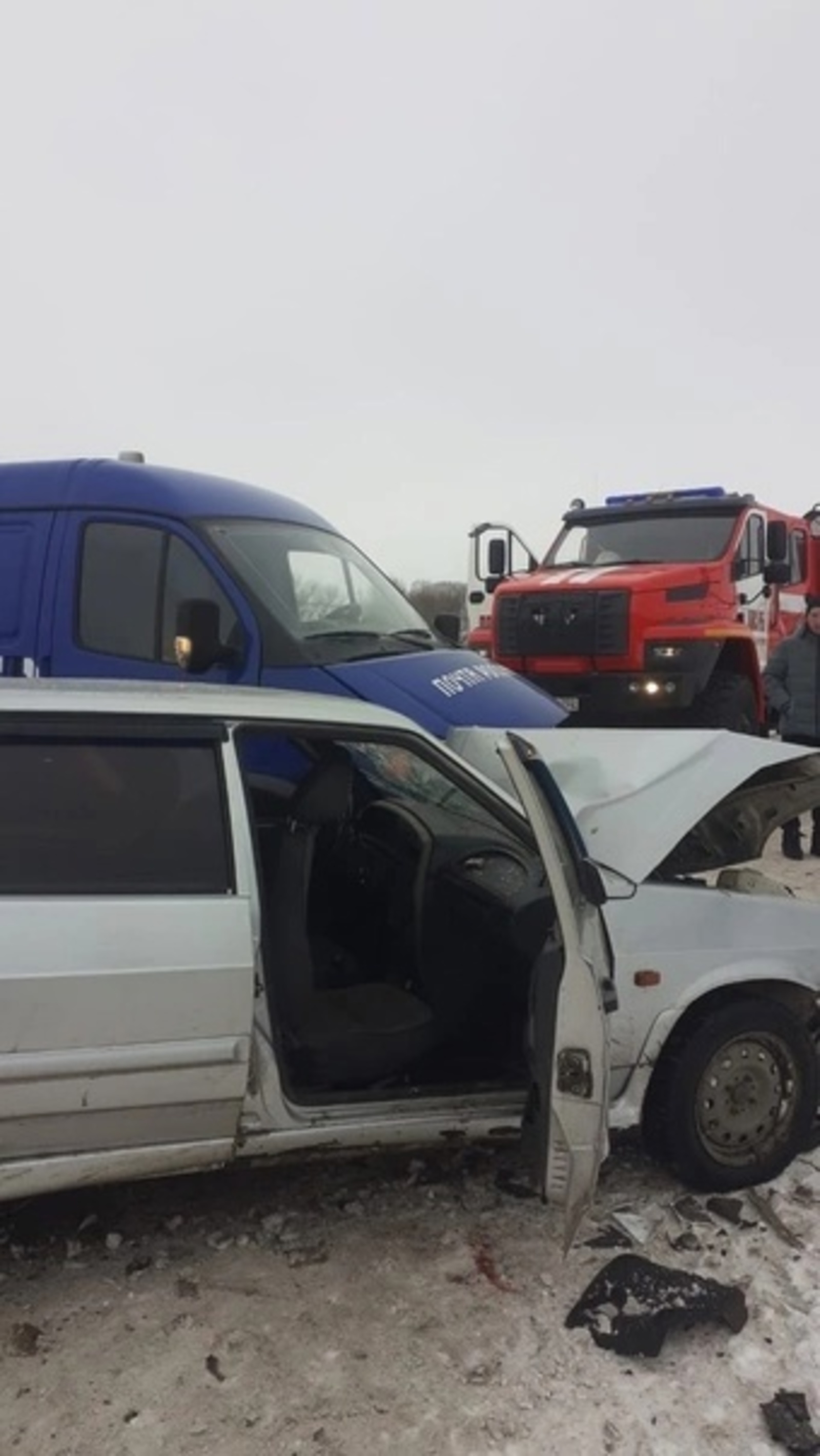В Башкирии три человека пострадали в ДТП с легковушкой и ГАЗелью Почты России