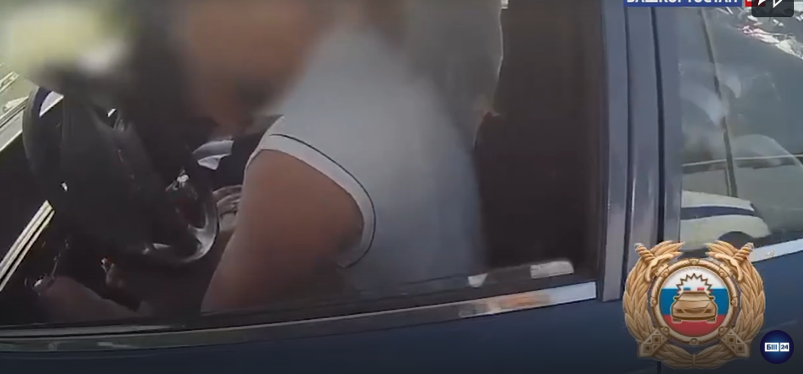 В Башкирии задержан пьяный водитель, перевозивший малолетних детей