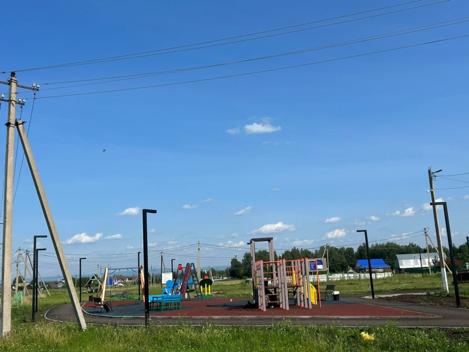 В Кармаскалинском районе Башкирии благоустроили еще один парк