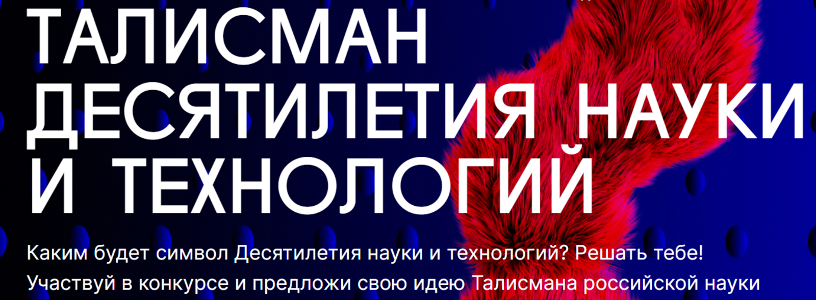 Около 1,5 тысяч заявок поступило со всей России на конкурс «Талисман Десятилетия науки и технологий»